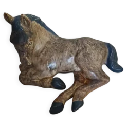 Grande figurine de poulain en céramique par Michael Andersen & Søn, Bornhol