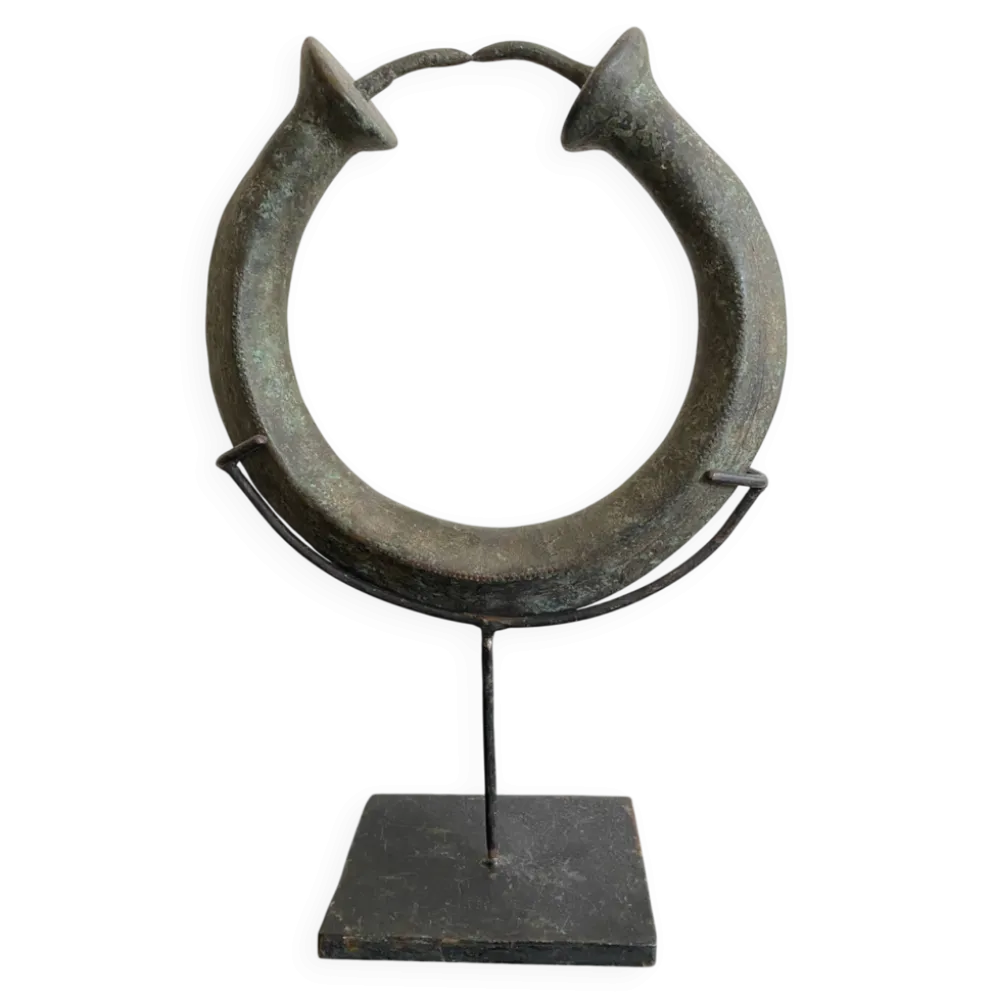 Grande monnaie de prestige africaine – Bronze massif – Afrique de l’Ou