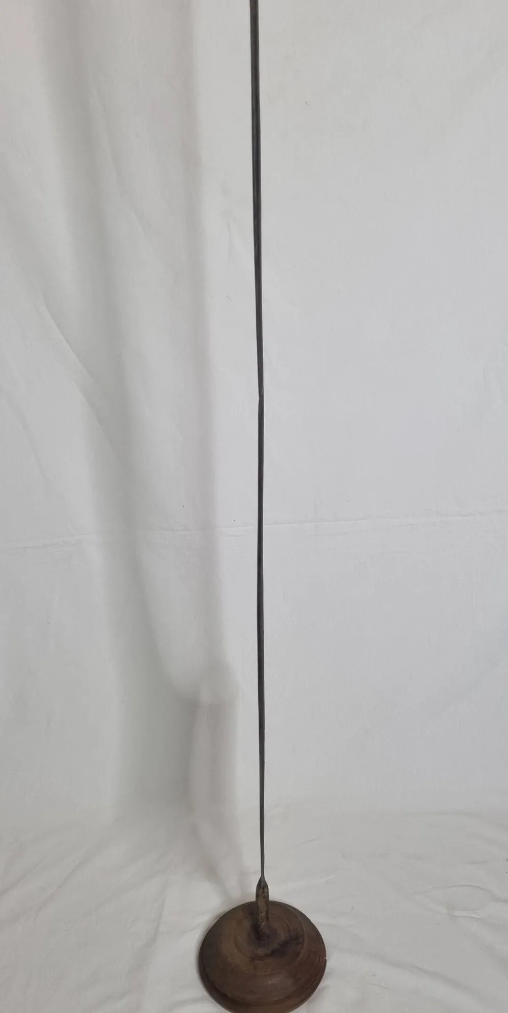 Grande monnaie Topoké dite Liganda fer forgé, sculpturale, fin XIXe, 160 cm