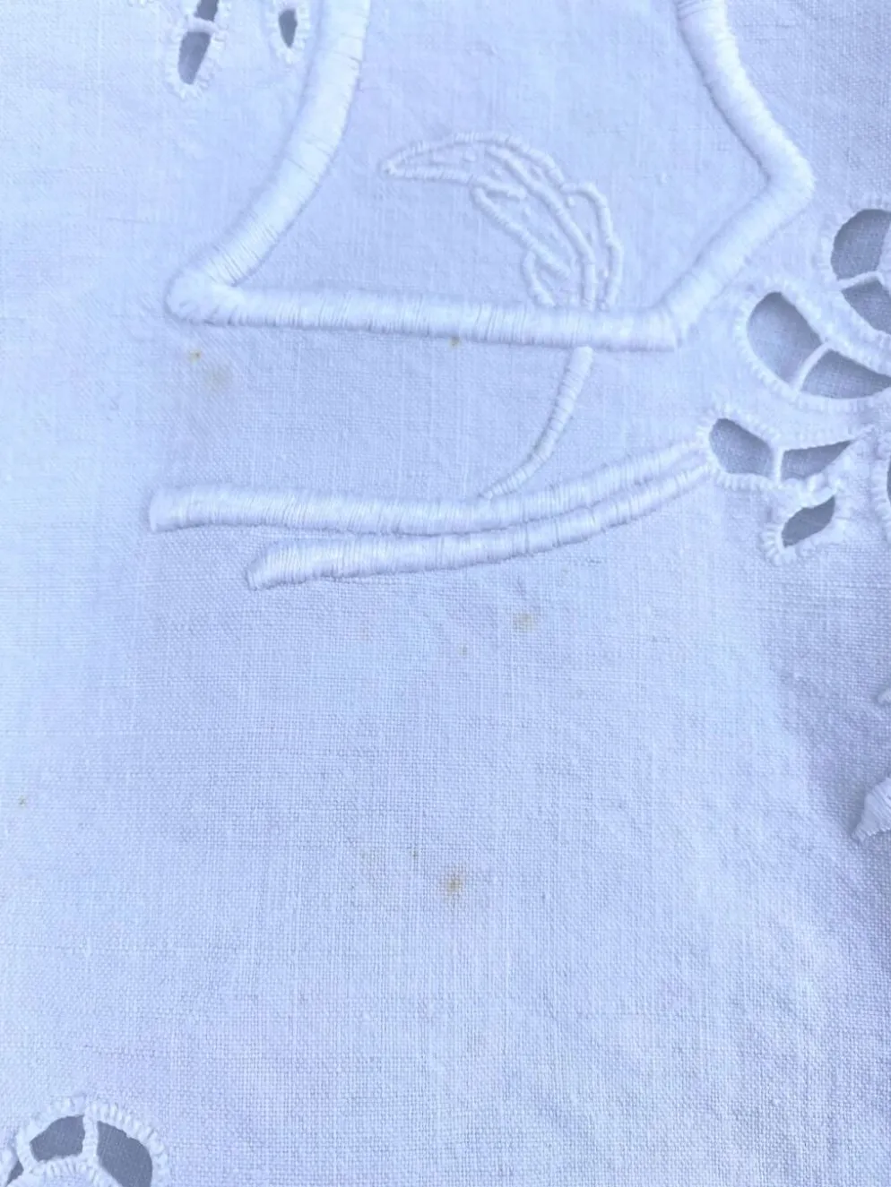 Grande Nappe ancienne brodée 190x260