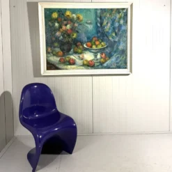 Grande peinture de nature morte des années 1960, 1962.