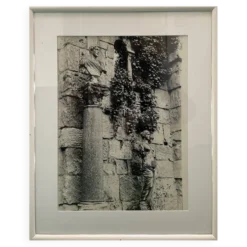 Grande photographie noir et blanc argentique XXe