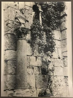 Grande photographie noir et blanc argentique XXe