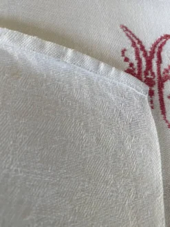 12 grandes serviettes monogramme MP