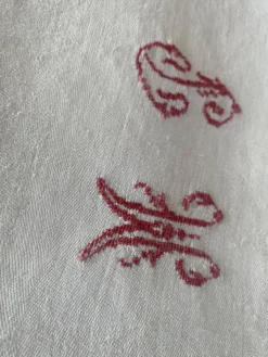 12 grandes serviettes monogramme MP
