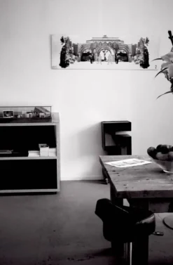 Grandes œuvres d'art en noir et blanc / collage photo (160x50) yeux