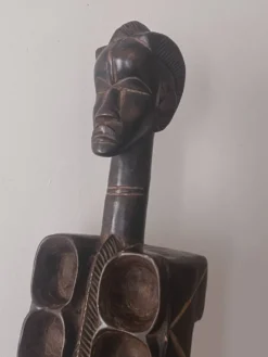 Grand jeu Awale Baoule en bois (Burkina Faso)