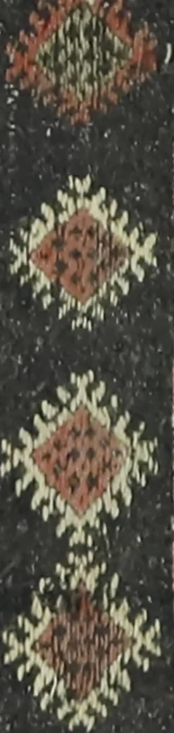 Grand kilim ancien d’Anatolie rose et gris, 357 x 187 cm
