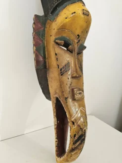 Grand masque zoomorphe Gouro (Guro) Côte d'Ivoire - Art Africain tribal