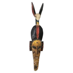 Grand masque zoomorphe Gouro (Guro) Côte d'Ivoire - Art Africain tribal