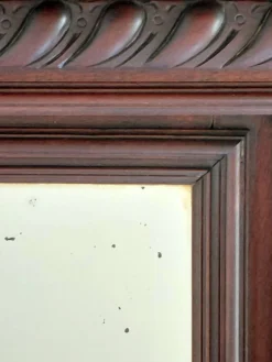 Grand miroir ancien XIX en en bois sculpté-esprit haussmannien