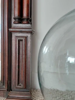 Grand miroir ancien XIX en en bois sculpté-esprit haussmannien