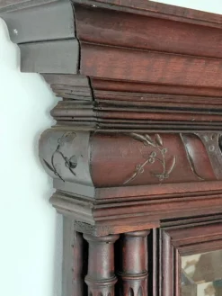 Grand miroir ancien XIX en en bois sculpté-esprit haussmannien