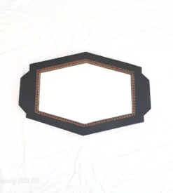 Grand Miroir Art déco avec Cadre Géométrique