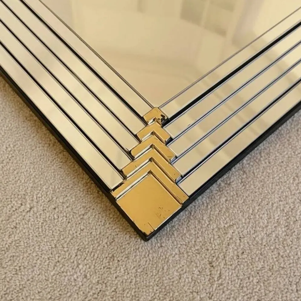 Grand miroir art déco - Circa 1970