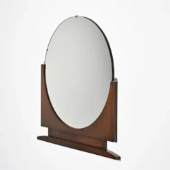 Grand miroir Art Déco en palissandre, France, circa 1930