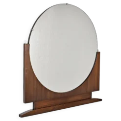 Grand miroir Art Déco en palissandre, France, circa 1930