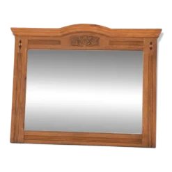 Grand miroir biseauté ancien vintage 1930