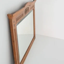 Grand miroir biseauté ancien vintage 1930