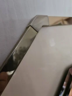 Grand miroir biseauté octogonal