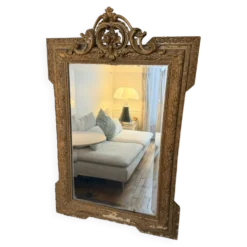 Grand miroir doré - 70xH107cm