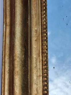 Grand miroir d'époque Louis-Philippe, glace d'origine, XIXe, 108 x 76 cm