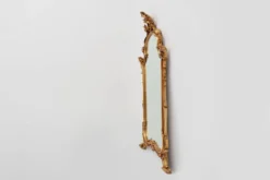Grand miroir en bois doré de style Louis XV baroque du 20e siècle, Belgique, années 1950.