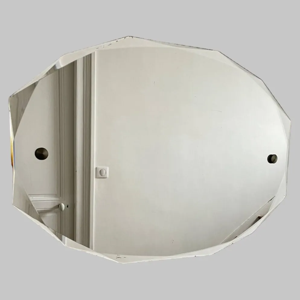 Grand miroir mural Art Déco, vers 1930
