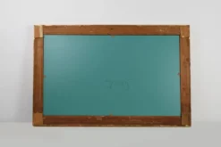 Grand miroir mural en chêne baroque rustique français, vers 1850