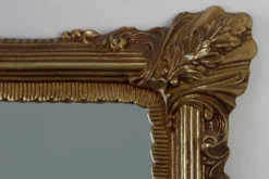 Grand miroir néoclassique en cuivre français, XXe siècle