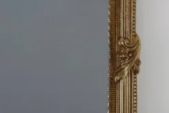 Grand miroir néoclassique en cuivre français, XXe siècle