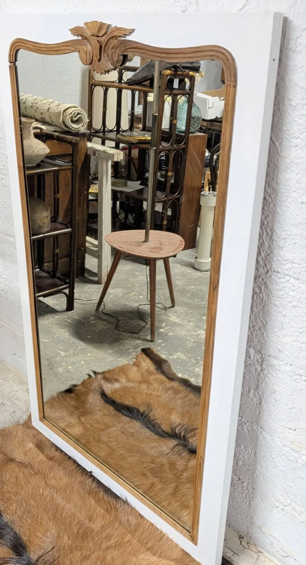 Grand miroir "Porte d'Antan"