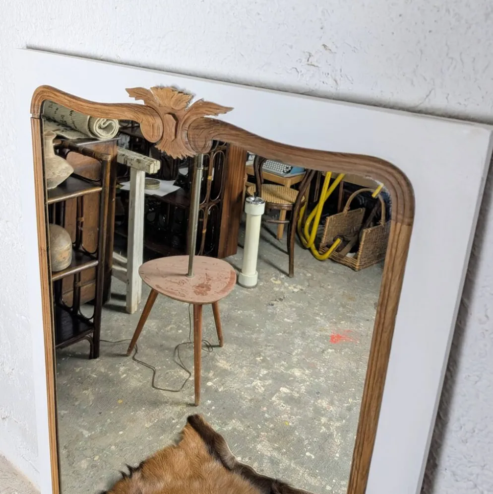 Grand miroir "Porte d'Antan"
