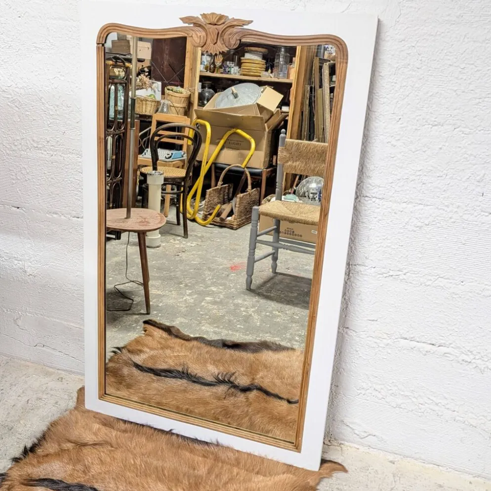 Grand miroir "Porte d'Antan"