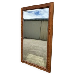 Grand miroir porte d'armoire vintage, années 40 /50
