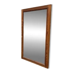 Grand miroir porte d'armoire vintage, années 40 /50