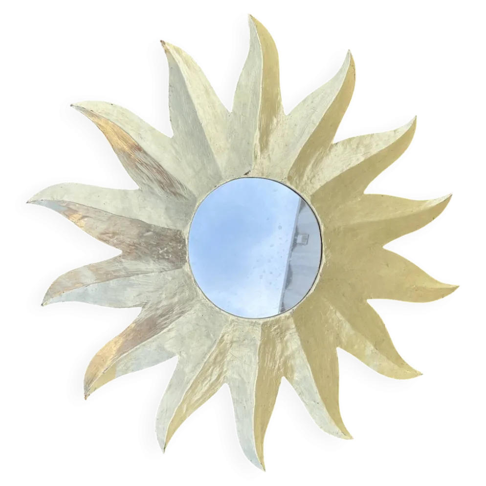grand miroir soleil 80cm