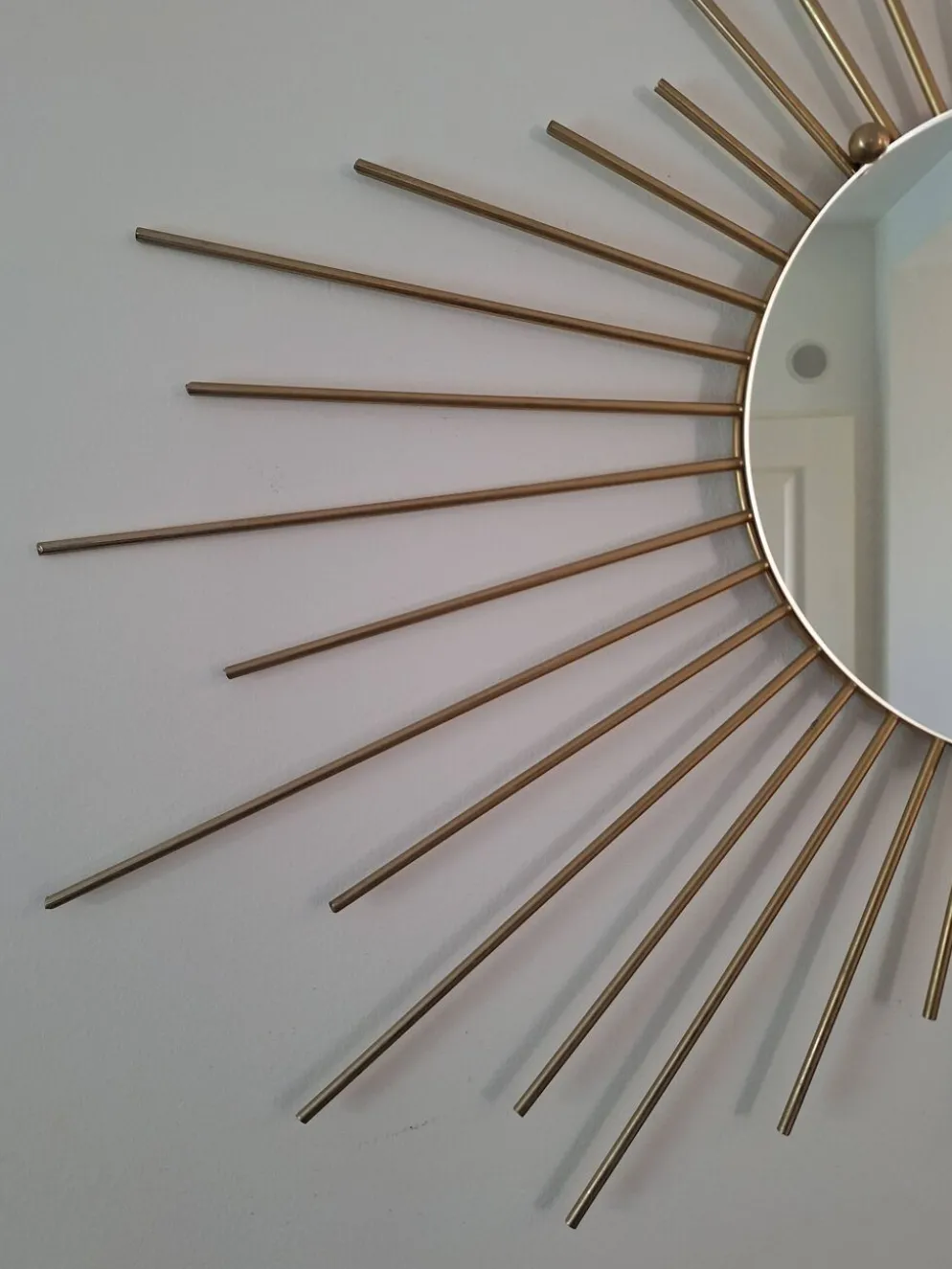 Grand miroir soleil vintage