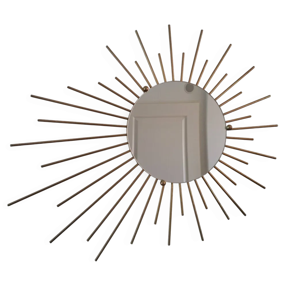 Grand miroir soleil vintage