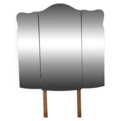 Grand miroir triptyque années 50