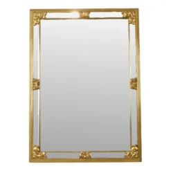 Grand miroir vintage Deknudt, design Hollywood Regency des années 1970.