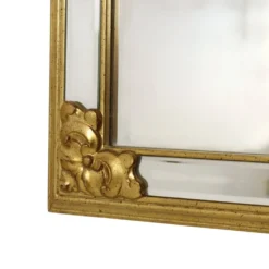 Grand miroir vintage Deknudt, design Hollywood Regency des années 1970.
