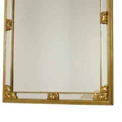 Grand miroir vintage Deknudt, design Hollywood Regency des années 1970.
