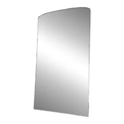 Grand miroir vintage scandinave