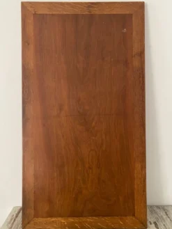 Grand plateau vintage de jeu de dame en bois