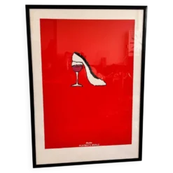 Grand poster original de Tomas Salamon - Le monde de Playboy / Baťa, 1992