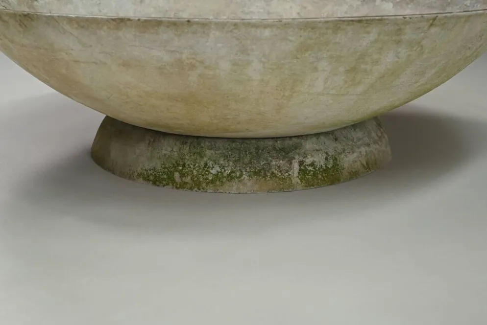Grand pot de fleurs vintage par Willy Guhl pour Eternit, années 1950, Suisse.
