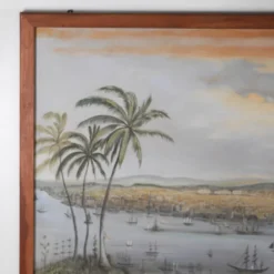 Grand tableau « le port de la Havane en 1890 »