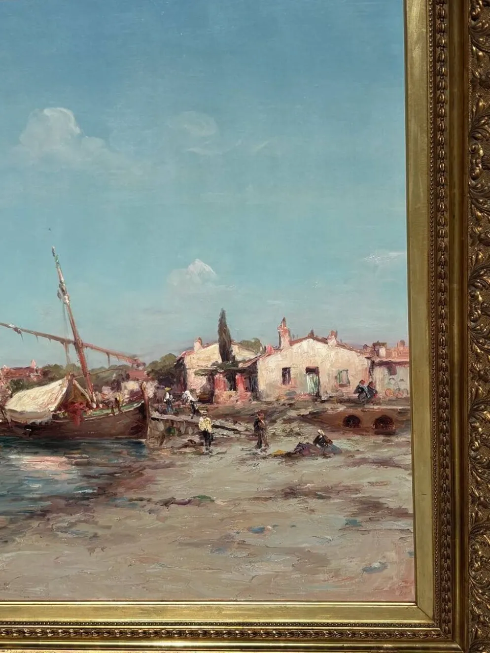 Grand tableau marine de Émile Godchaux
