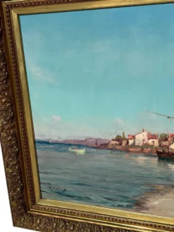 Grand tableau marine de Émile Godchaux